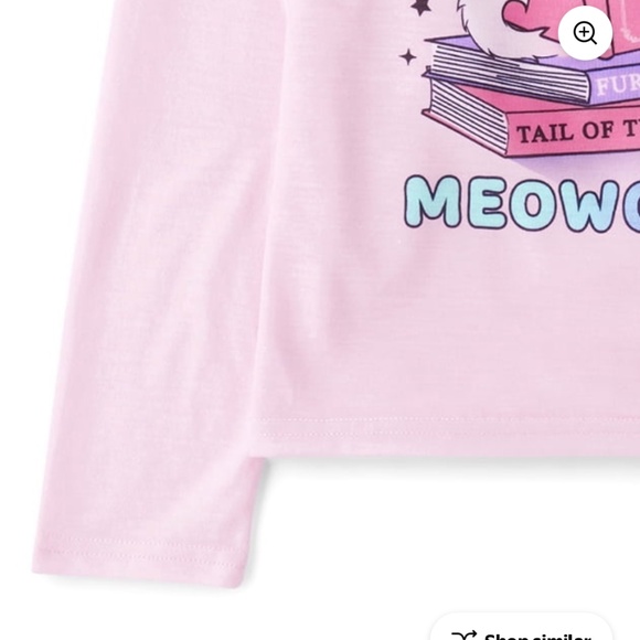 The Children’s Place Girls Critter Print Pajama Set Size XL (14) NWT - Picture 7 of 7